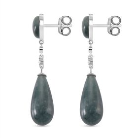 Nat&uuml;rliche Olmek Jadeit Ohrringe - 50 ct.