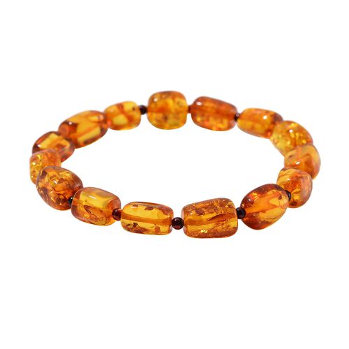 Flexibles, natürliches Bernstein Armband image number 0