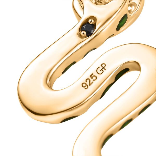 GP Trionfo Kollektion- Weißer Zirkon und blauer Saphir Anhänger mit 50cm Kette - 0,25 ct. image number 6