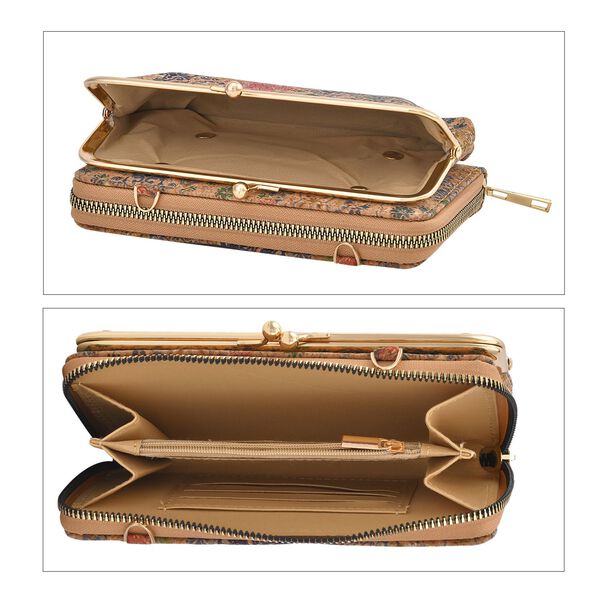 Crossbody Tasche aus Naturkork mit RFID-Schutz, Rauten-Muster image number 5