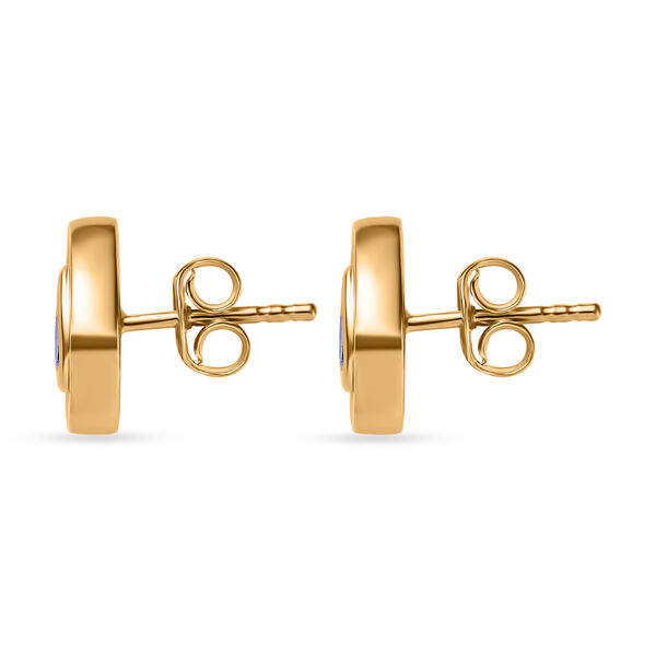 AAA Tansanit Ohrstecker - 0,44 ct. image number 3