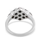 LUSTRO STELLA Österreichischer Tansanit Farbkristall Ring Edelstahl image number 4