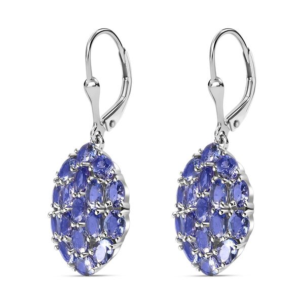 Tansanit Ohrringe - 6,05 ct. image number 4