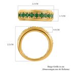 Kagem Sambischer Smaragd Ring, 925 Silber vergoldet (Größe 19.00) ca. 0.66 ct image number 6