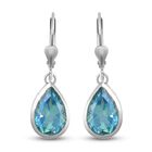 Pfau Triplett Quarz Ohrringe 925 Silber platiniert ca. 5,80 ct