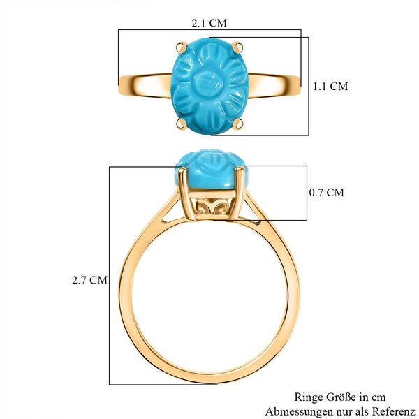 AA Sleeping Beauty T&uuml;rkis Ring - 2,47 ct. image number 7