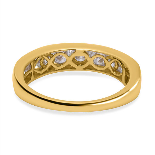 LUXURIANT IGI zertifizierter SI-GH Labor Diamant Ring in 585 Gelbgold - 1,50 ct. image number 14
