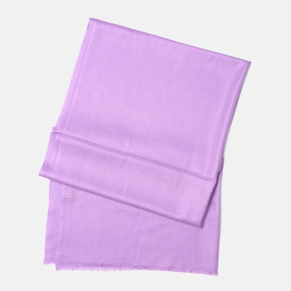LA MAREY: Superweicher Schal aus 100% Kaschmirwolle, Lavendel  image number 4