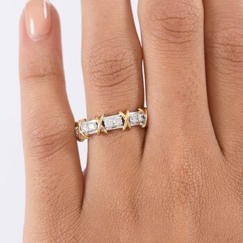 LUXURIANT VS-EF Labor Diamant zweifarbiger Ring - 1,01 ct.