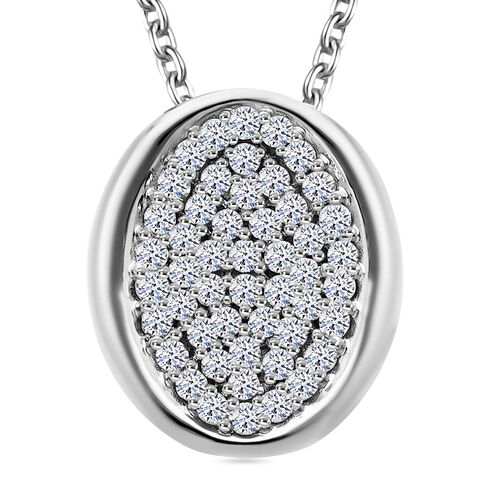LUXURIANT DIAMOND - Lab Grown Diamant SI-GH SGL zertifiziert Schmuckset 925 Silber rhodiniert ca. 0,50 ct. image number 0