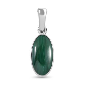 AAA Malachit Anh&auml;nger  Edelstahl ca. 15,61 ct.