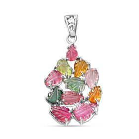 Mehrfarbiger Turmalin-Anhänger - 6,93 ct.