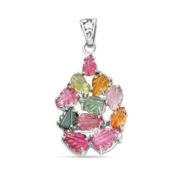 Mehrfarbiger Turmalin-Anh&auml;nger - 6,93 ct.