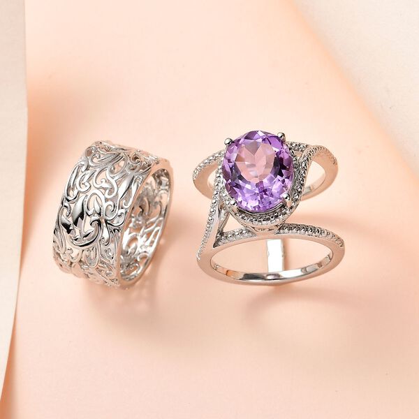Mashamba Amethyst Cocktail Ring - 4,39 ct. image number 2