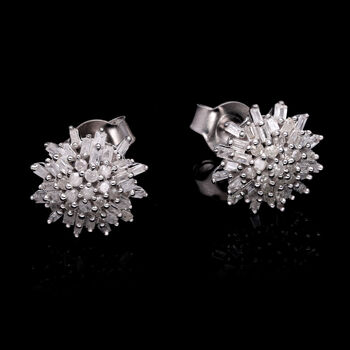 Schneeflocke Diamant Ohrringe- 0,50 ct.
