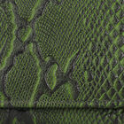 Geldbörse aus 100% geprägtem Leder mit Pythonmuster und RFID Schutz, Grün image number 6