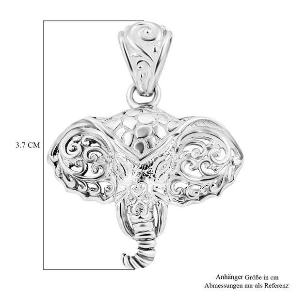 Royal Bali Kollektion- Elefant Anhänger in 925 Silber image number 6