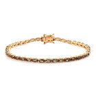 Andalusit Armband, ca. 20 cm 925 Silber vergoldet ca. 9,01 ct