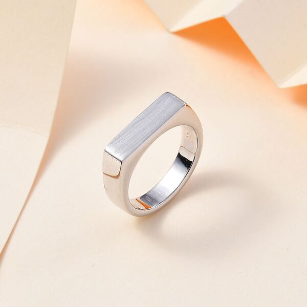 Siegelring, 925 Silber rhodiniert image number 2