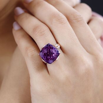 GP Italian Garden Kollektion - AAA Rose De France Amethyst Ring, ca. 10.86 ct