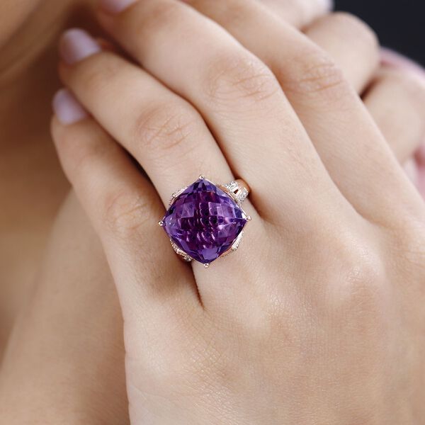 GP Italian Garden Kollektion - AAA Rose De France Amethyst Ring, ca. 10.86 ct image number 3