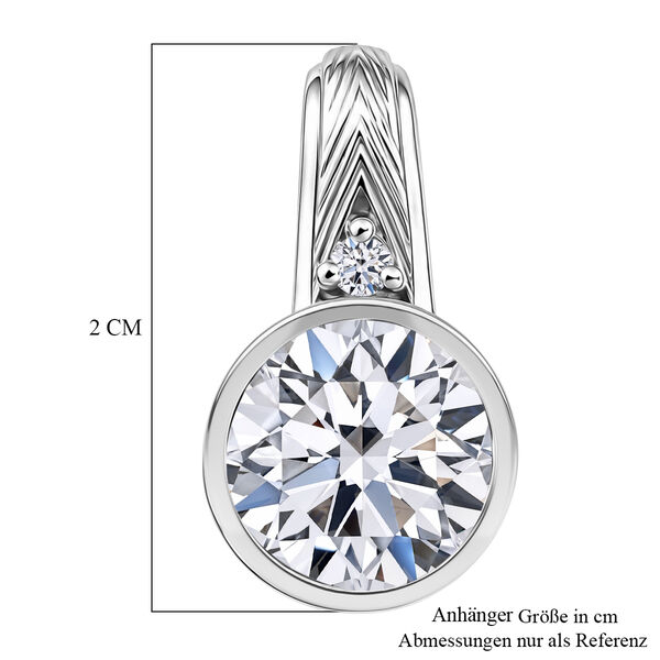 LUXURIANT DIAMOND - Lab Grown Diamant SI-GH Anh&auml;nger 925 Silber Rhodiniert ca. 3,07 ct. image number 5