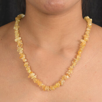 Citrin 76cm Halskette - 329 ct.