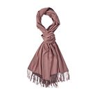 Supersoft Doppelgewebter Schal mit Fransen, 70x200 cm, zweifarbig, Lila