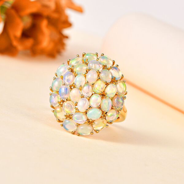 AA natürlicher, äthiopischer Welo Opal-Ring - 3,47 ct. image number 2