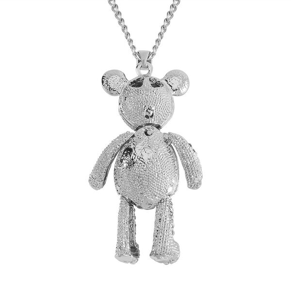 Mystiche Regenbogen, wei&szlig;e und schware Kristall 60+5cm Halskette image number 4