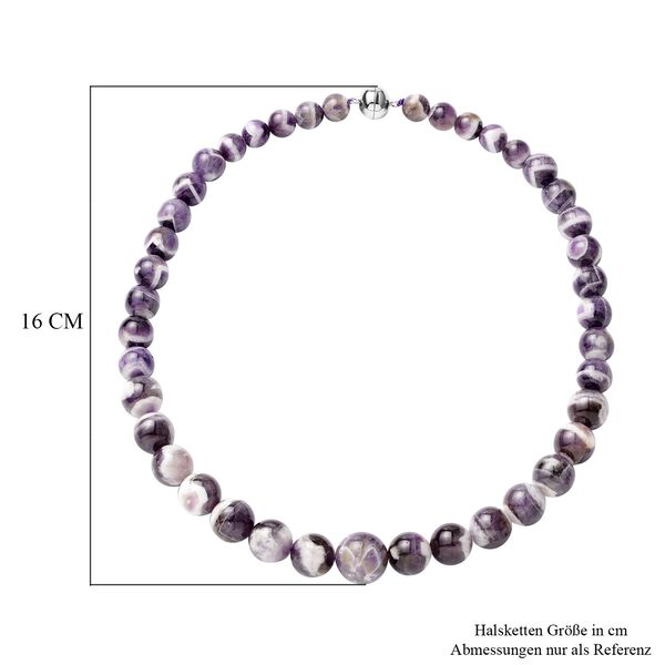 Zweifarbige Amethyst Halskette, ca. 50 cm, 925 Silber rhodiniert ca. 450.00 ct image number 5