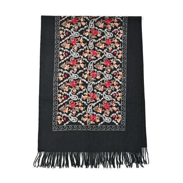Bestickter Schal mit Paisley und Floralem Stickerei, Floral image number 0