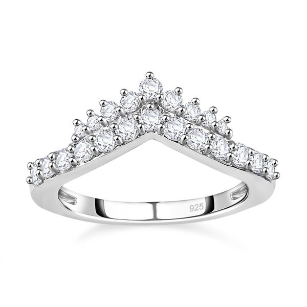 Moissanit Wishbone Ring - 0,57 ct. image number 5