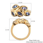 Tansanit Ring 925 Silber vergoldet  ca. 1,15 ct image number 6