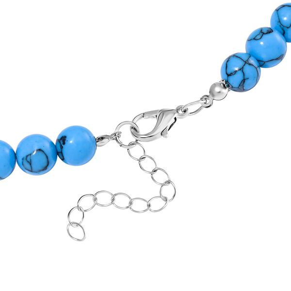 Blaue Howlit-Halskette, 45 cm - 220 ct. image number 3