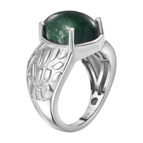 Grüner Aventurin Ring Messing (Größe 16.00) ca. 6,02 ct image number 5