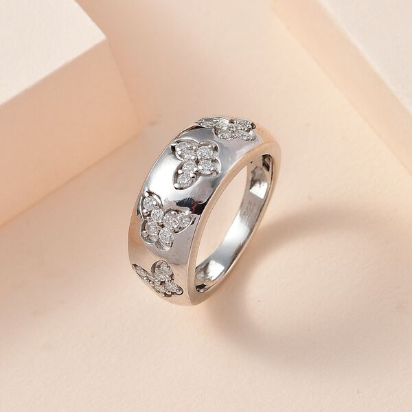 Moissanit Ring - 0,56 ct. image number 8