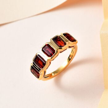 Nat&uuml;rlicher Mosambik Granat-Ring - 3,65 ct.