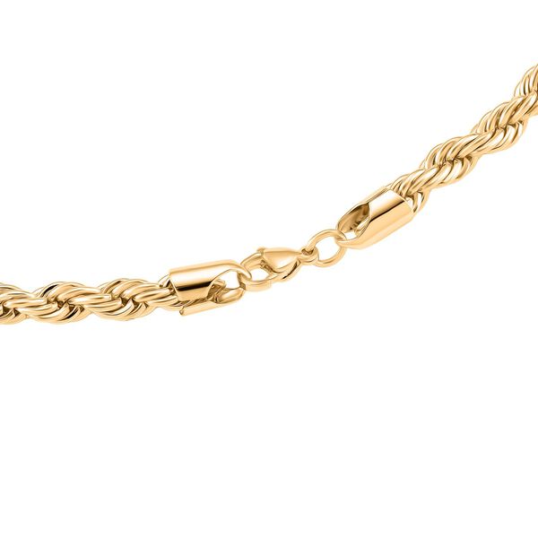 Kordel Halskette in Goldton, 59,5cm image number 3