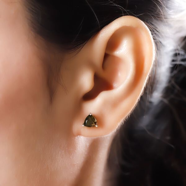 Herbst-Triplett Quarz-Ohrringe, 925 Silber platiniert ca. 1.74 ct image number 3