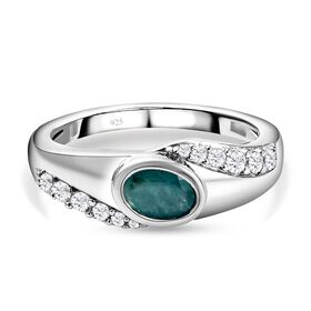 Grandidierit und Zirkon-Ring - 0,72 ct.