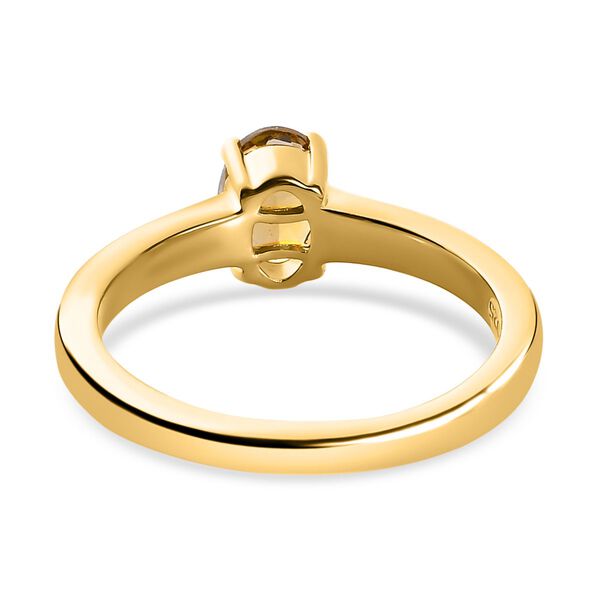 Natürlicher, goldener Tansanit-Ring - 0,85 ct. image number 6