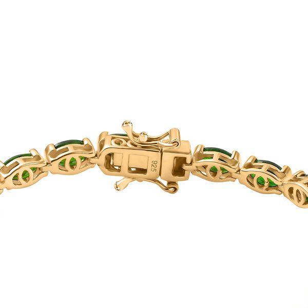 Natürliches Chromdiopsid-Armband image number 5