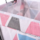 Dreieckiges Muster, faltbarer Wäschekorb, 48x36x25 cm, Rosa und mehrfarbig image number 5