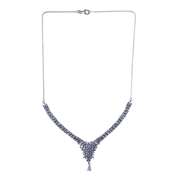 Tansanit Halskette, 45cm - 10,35 ct. image number 4