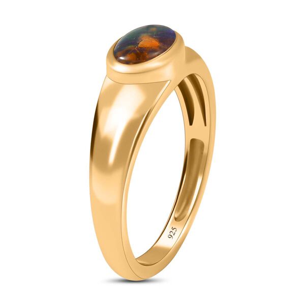 Kanadischer Ammolit-Ring - 0,80 ct. image number 5