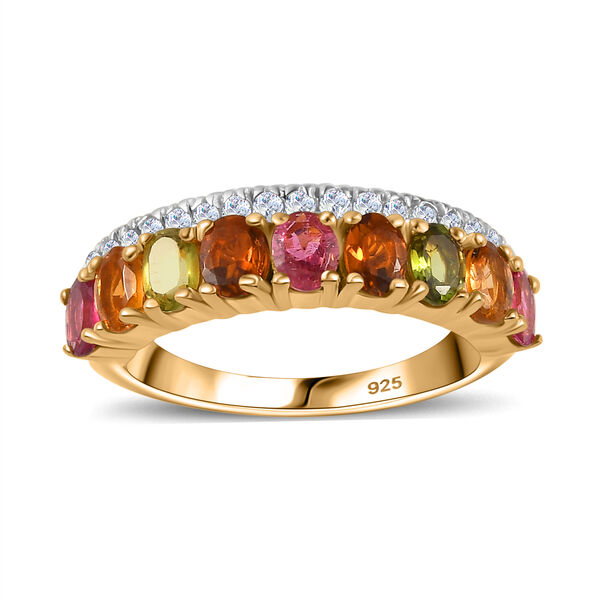 AA Multi-Turmalin und Zirkon Ring - 1,76 ct. image number 4