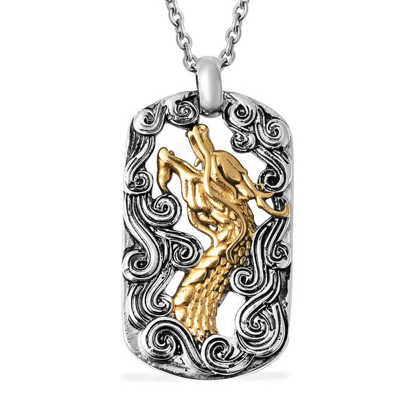 Anh&auml;nger mit Kette ca. 60 cm Edelstahl image number 0