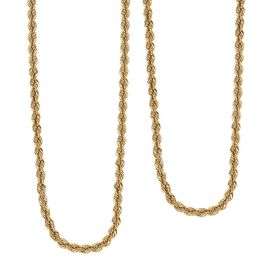 Kordelkette in 916 Gold, 56cm