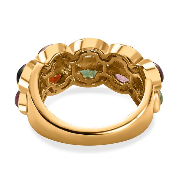 Nat&uuml;rlicher, mehrfarbiger Turmalin und Zirkon-Ring - 2,84 ct. image number 5